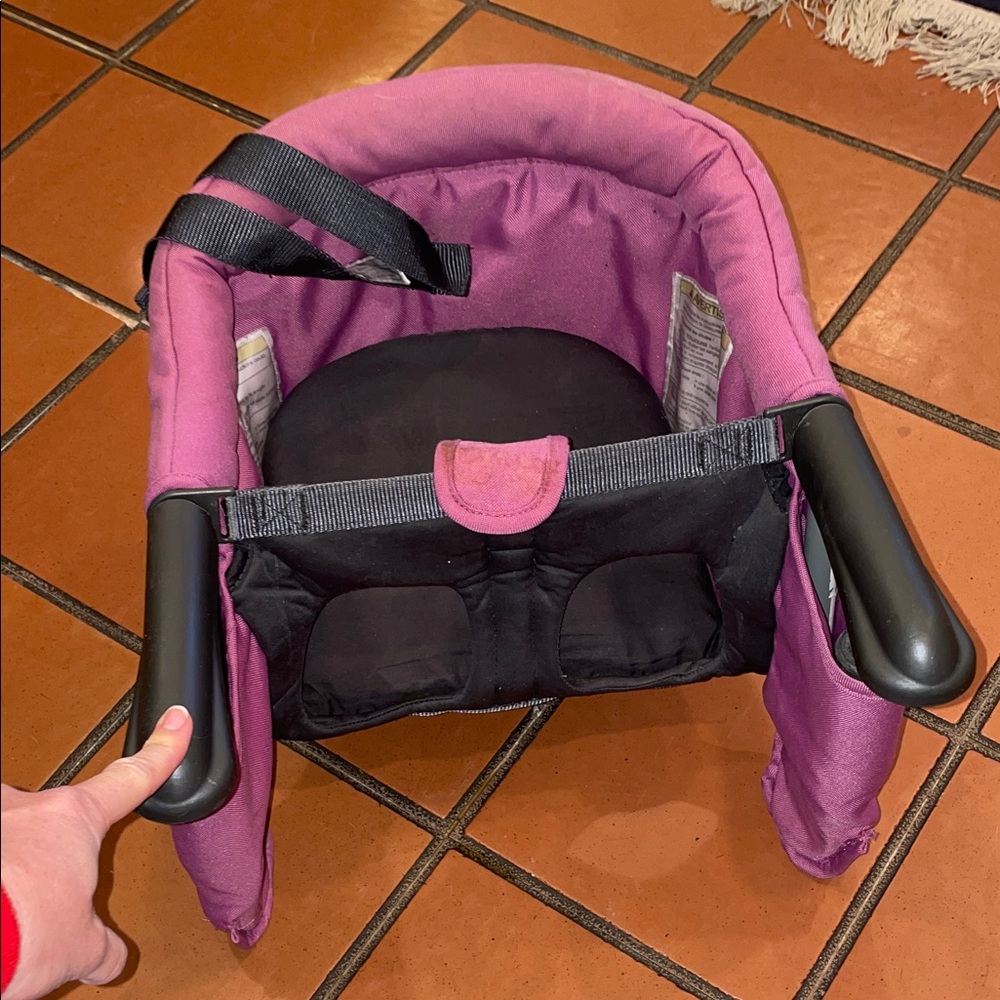 Inglesina Purple Clip-On High Chair with 2 Trays
